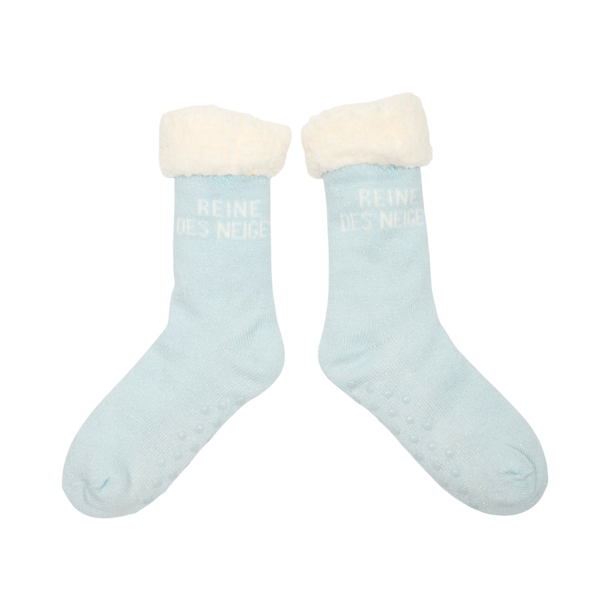 CHAUSSETTES SHERPA GLITTER REINE DES NEIGES