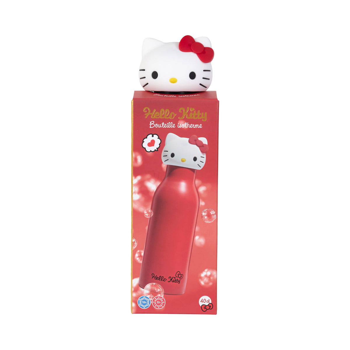 BOUTEILLE ISOTHERME BOUCHON 3D HELLO KITTY