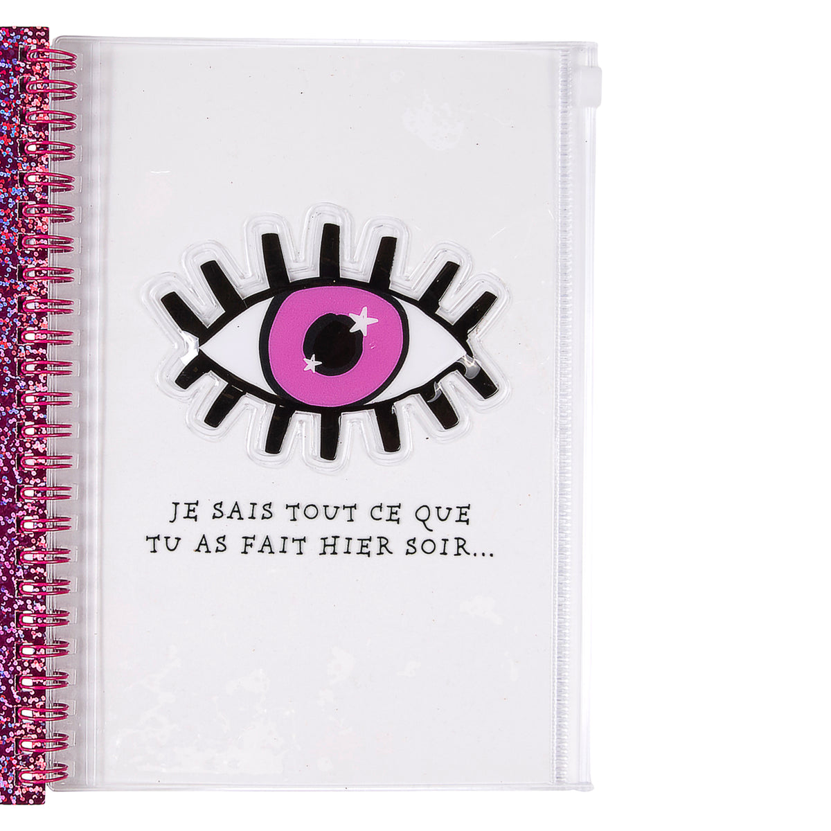 CARNET PAILLETTES KARMA JE SAIS TOUT