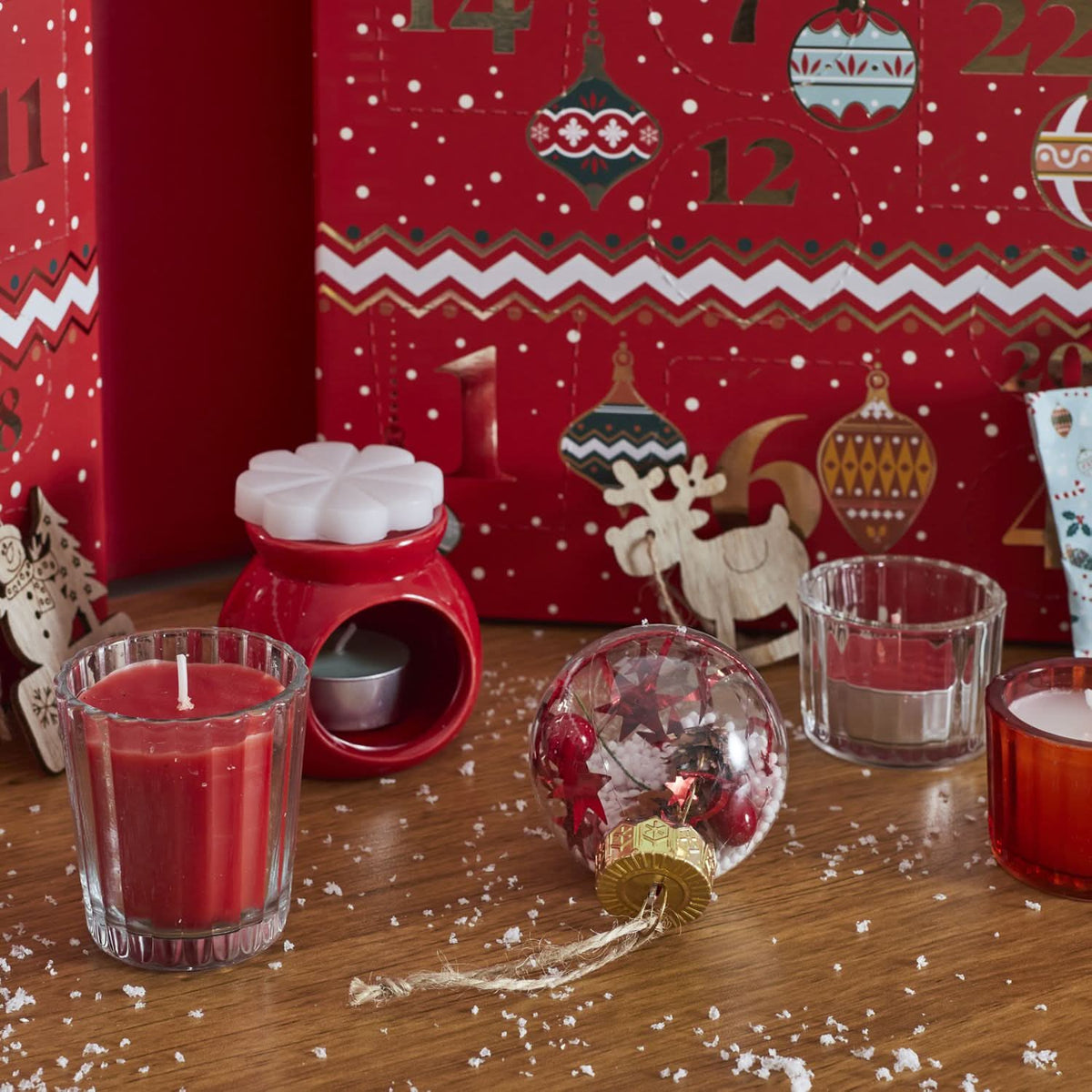 CALENDRIER AVENT BOUGIES ET SURPRISES NOEL TRADI