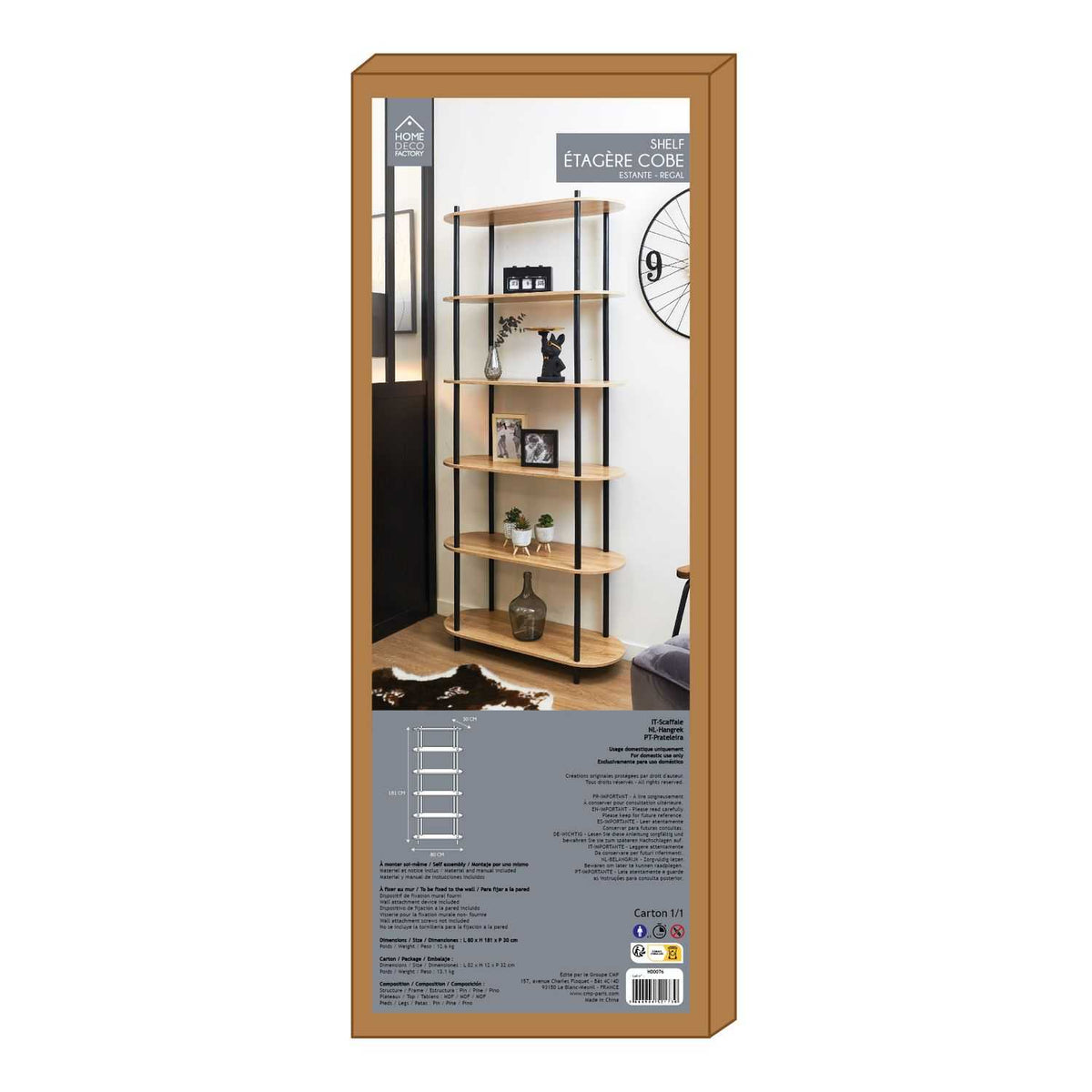 ETAGERE COBE H181CM