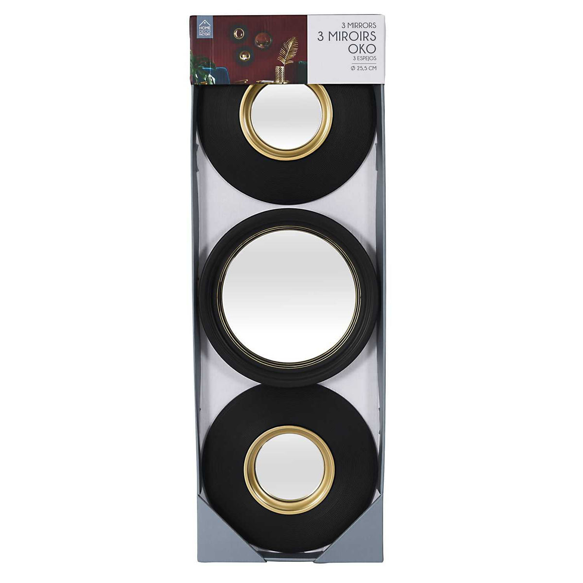 MIROIR CONVEXE OKO -  LOT DE 3