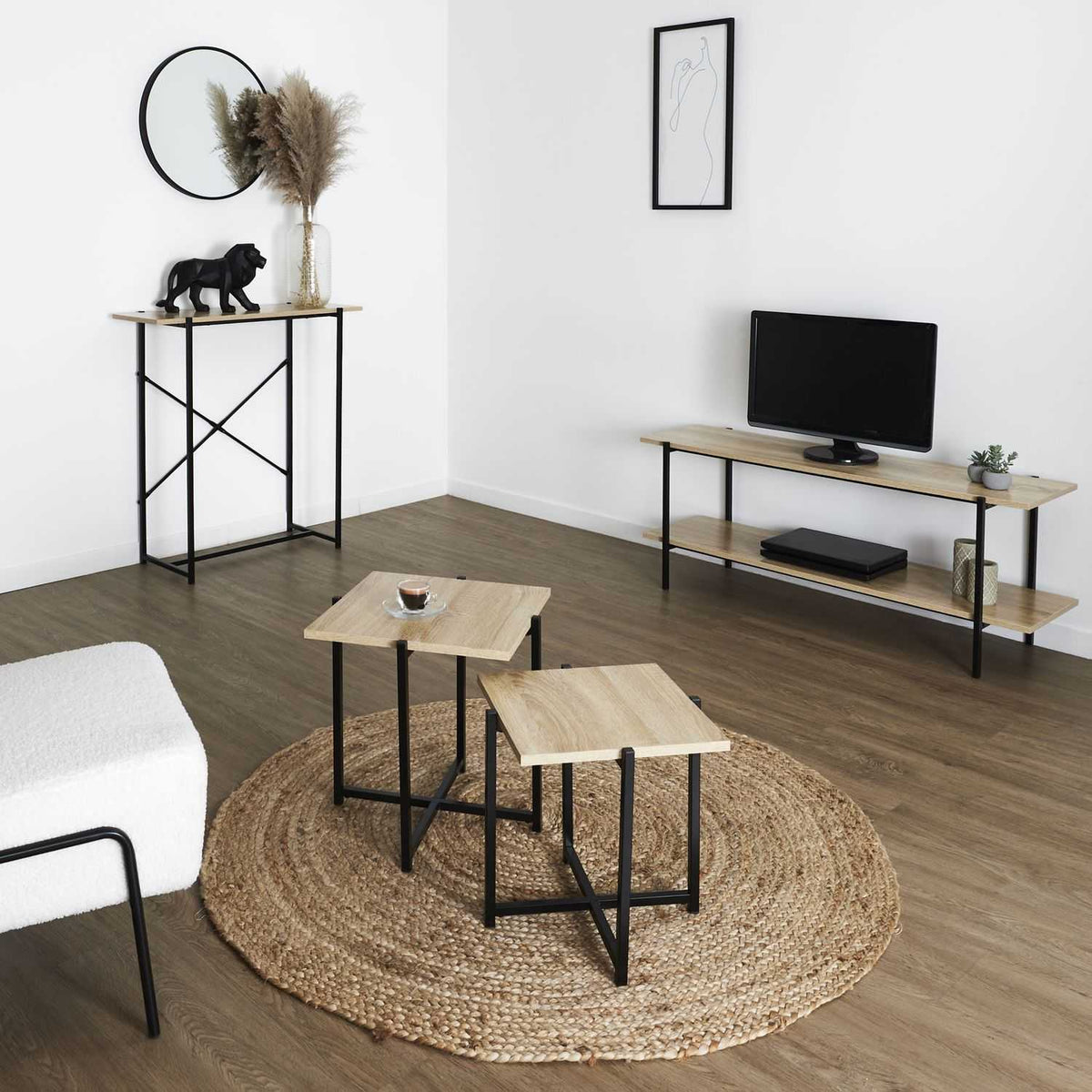 TABLE GIGOGNE LOKA - LOT DE 2