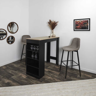 CHAISE DE BAR COTELE SCOTT TAUPE