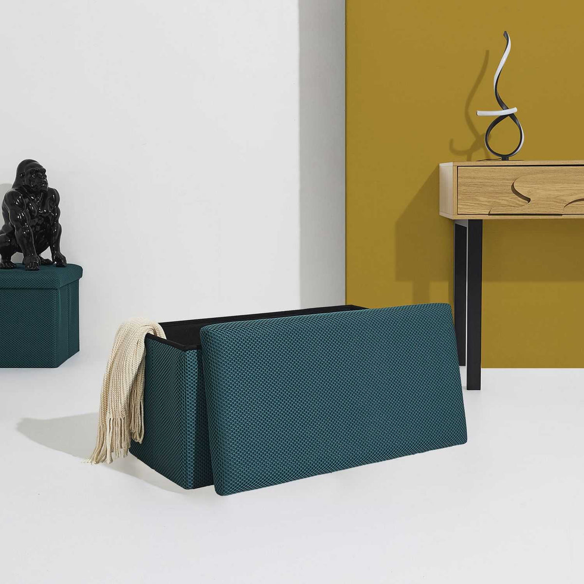 COFFRE BANC PLIABLE ATOME BLEU