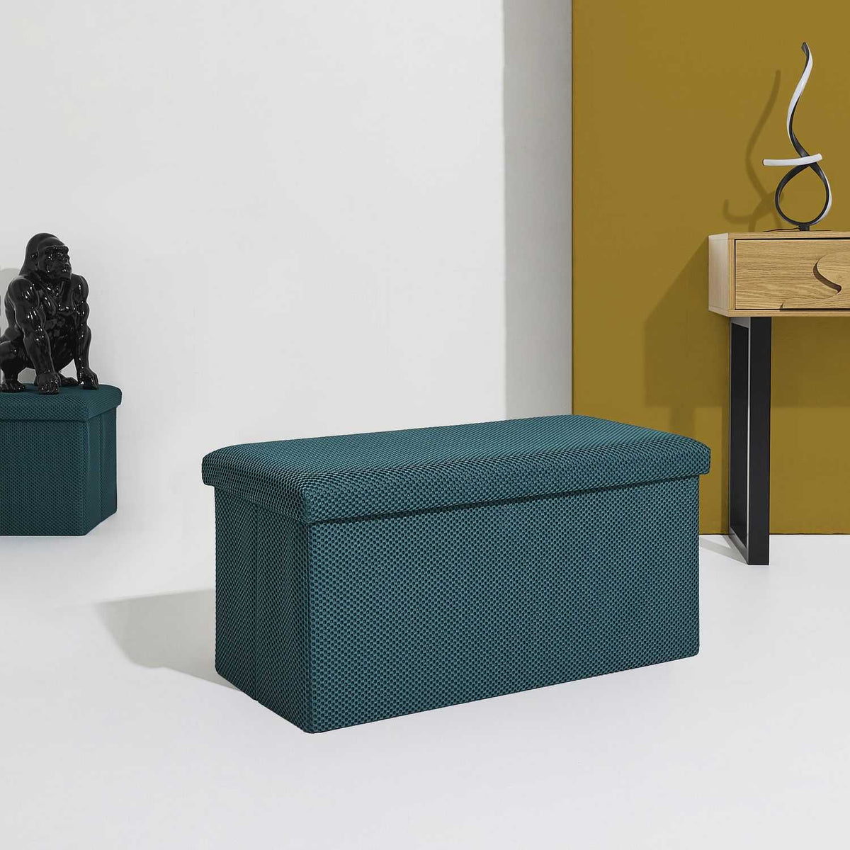 COFFRE BANC PLIABLE ATOME BLEU