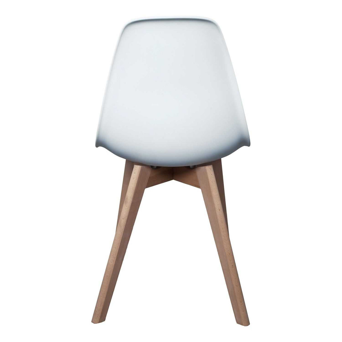 CHAISE SCANDINAVE COQUE PP BLANCHE