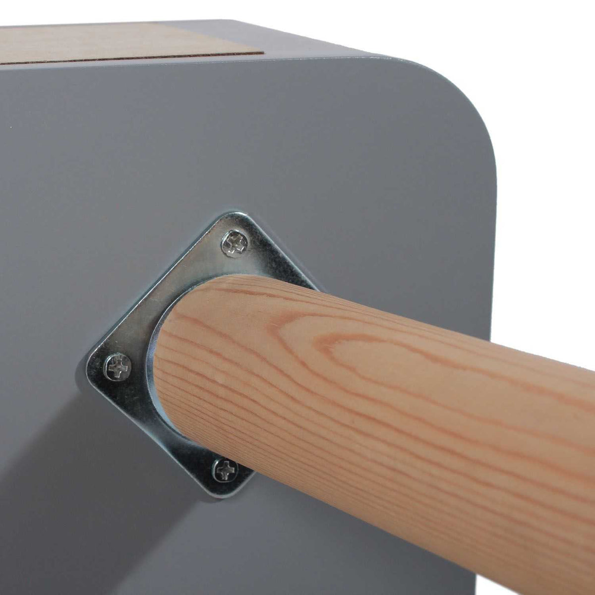CHEVET GRIS 1 TIROIR EN BOIS