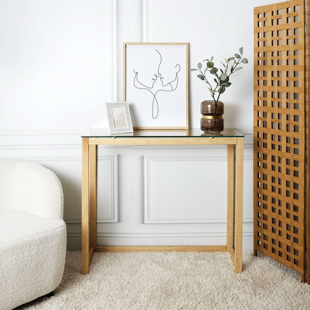 CONSOLE EN VERRE