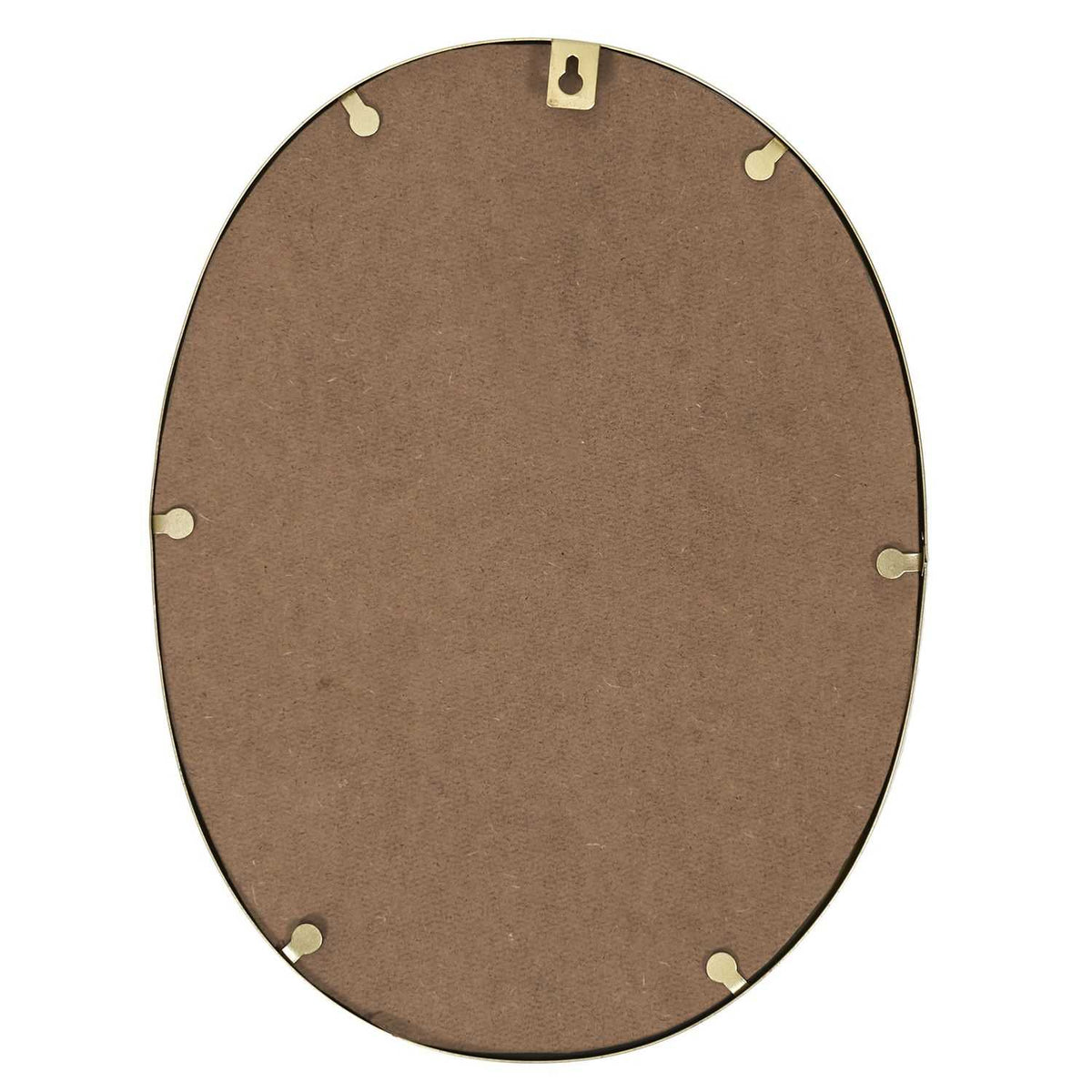 MIROIR DECO CONTOUR DECO DORE OVALE