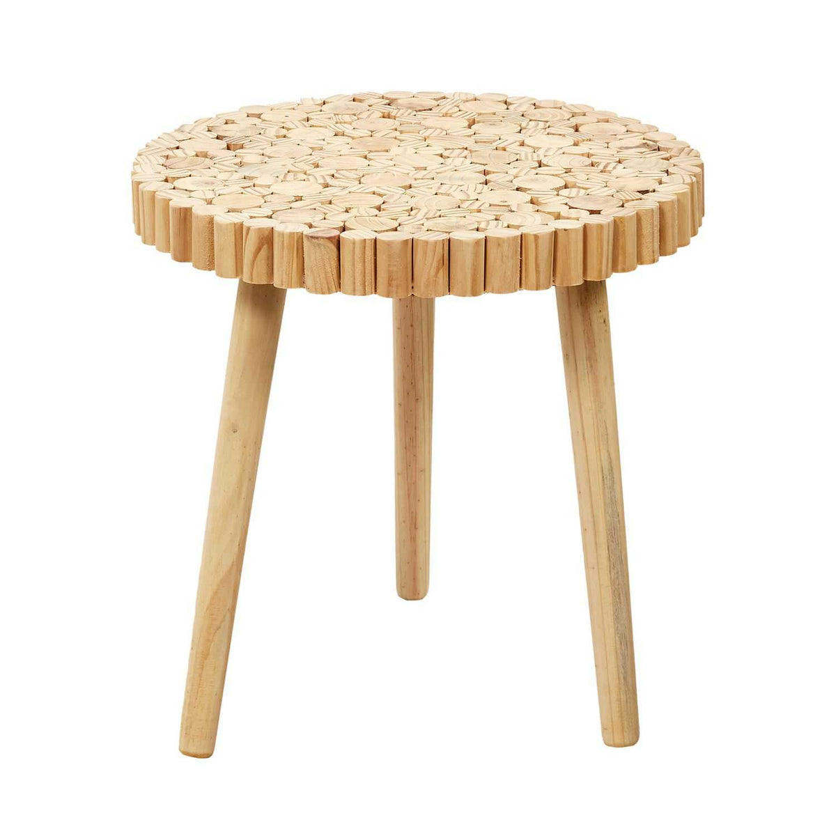 TABLE GIGOGNE RONDIN - LOT DE 2