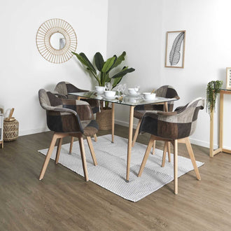 FAUTEUIL PATCHWORK PU