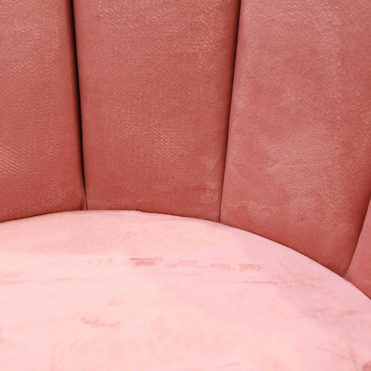 CHAISE ARIEL VELOURS ROSE