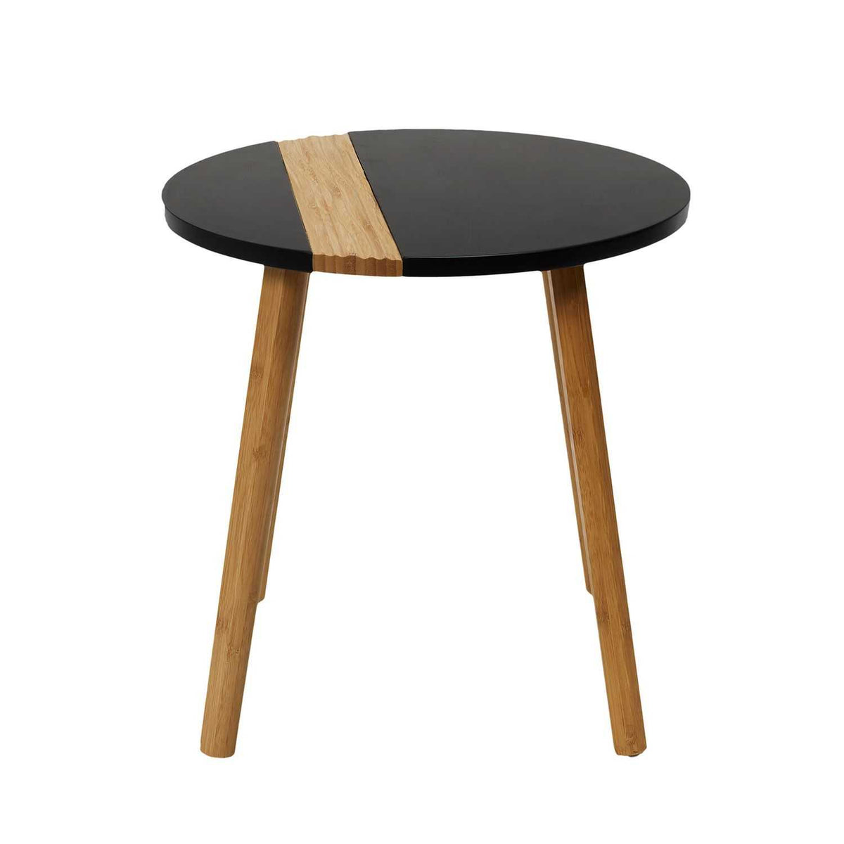 TABLE GIGOGNE BICOLORE RELIEF NOIR - LOT DE 2