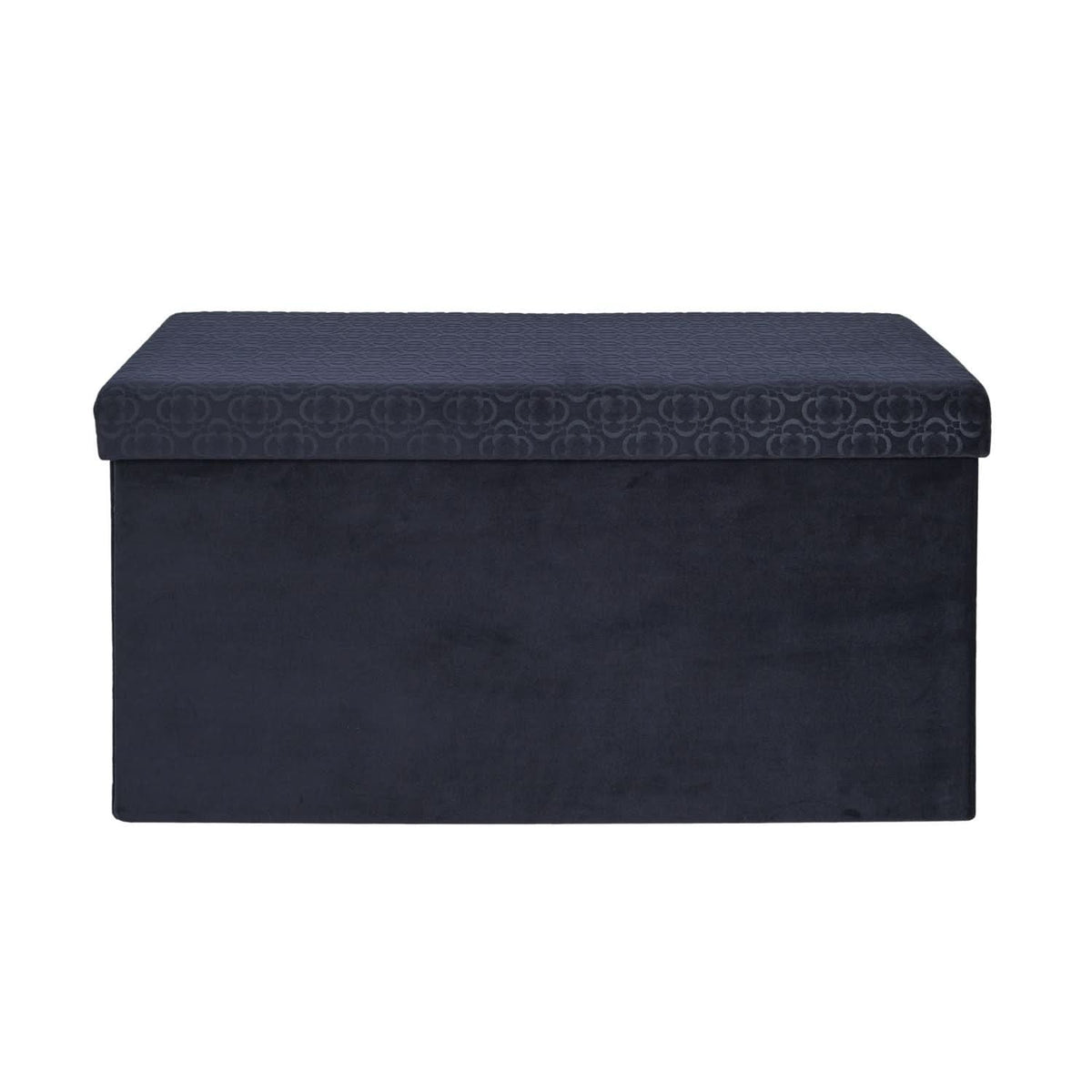COFFRE BANC PLIABLE RETRO BLEU NUIT
