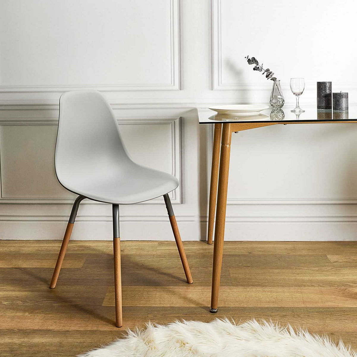 CHAISE PP PHENIX GRIS