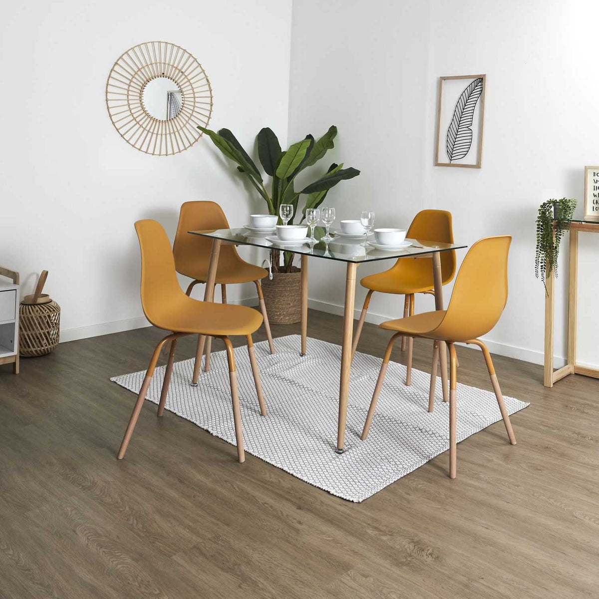 CHAISE PP PHENIX MOUTARDE