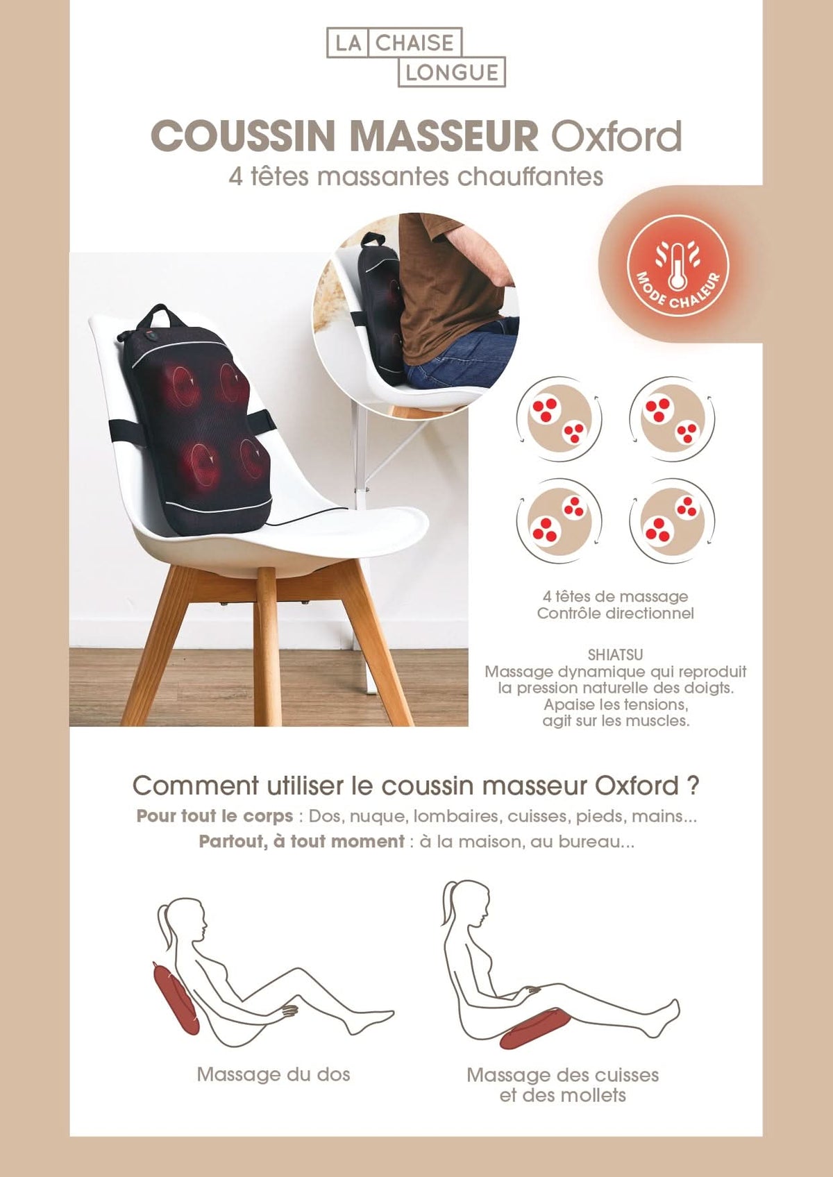 COUSSIN MASSEUR OXFORD