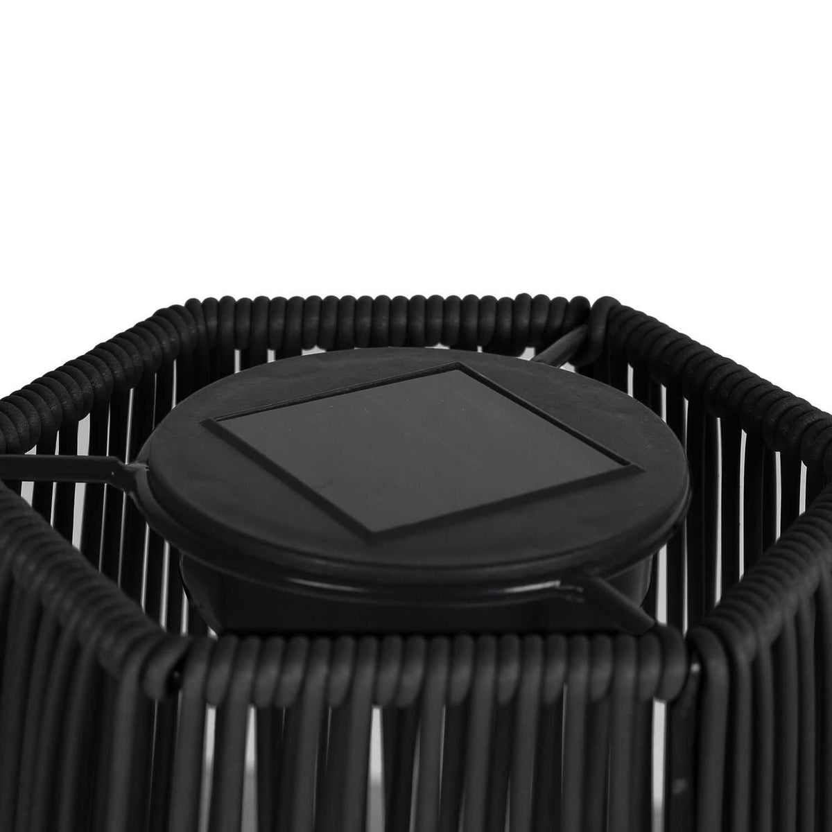 LAMPE EXTERIEUR SOLAIRE NOIR H40CM