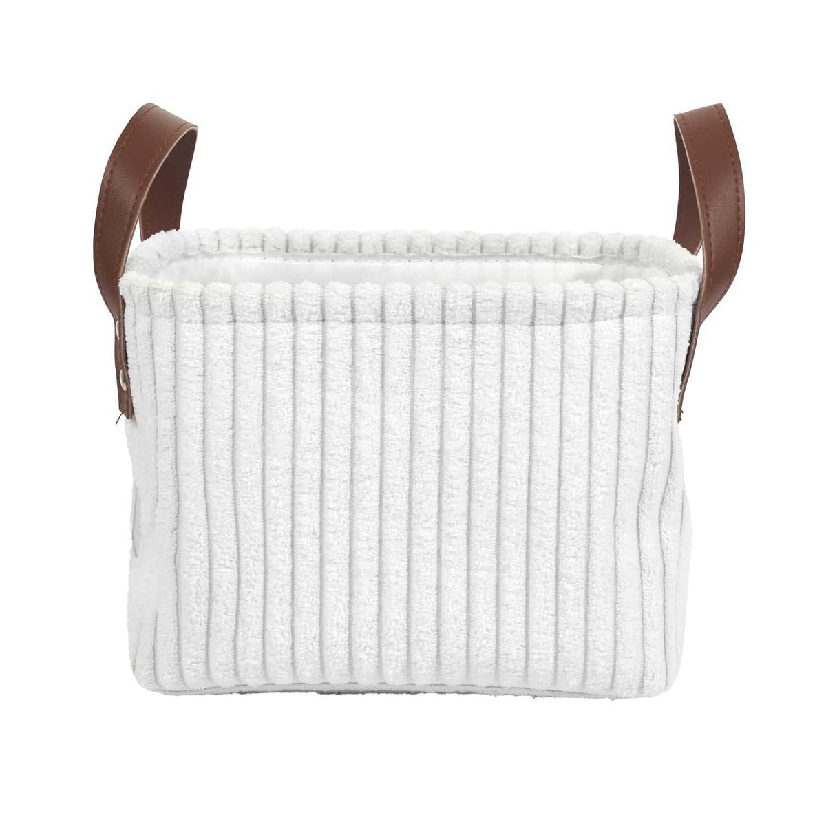 PANIER RANGEMENT BLANC -  LOT DE 3