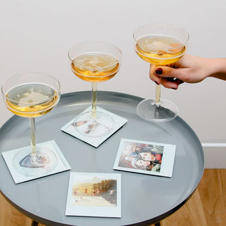 DESSOUS DE VERRES PHOTO 4 PCS