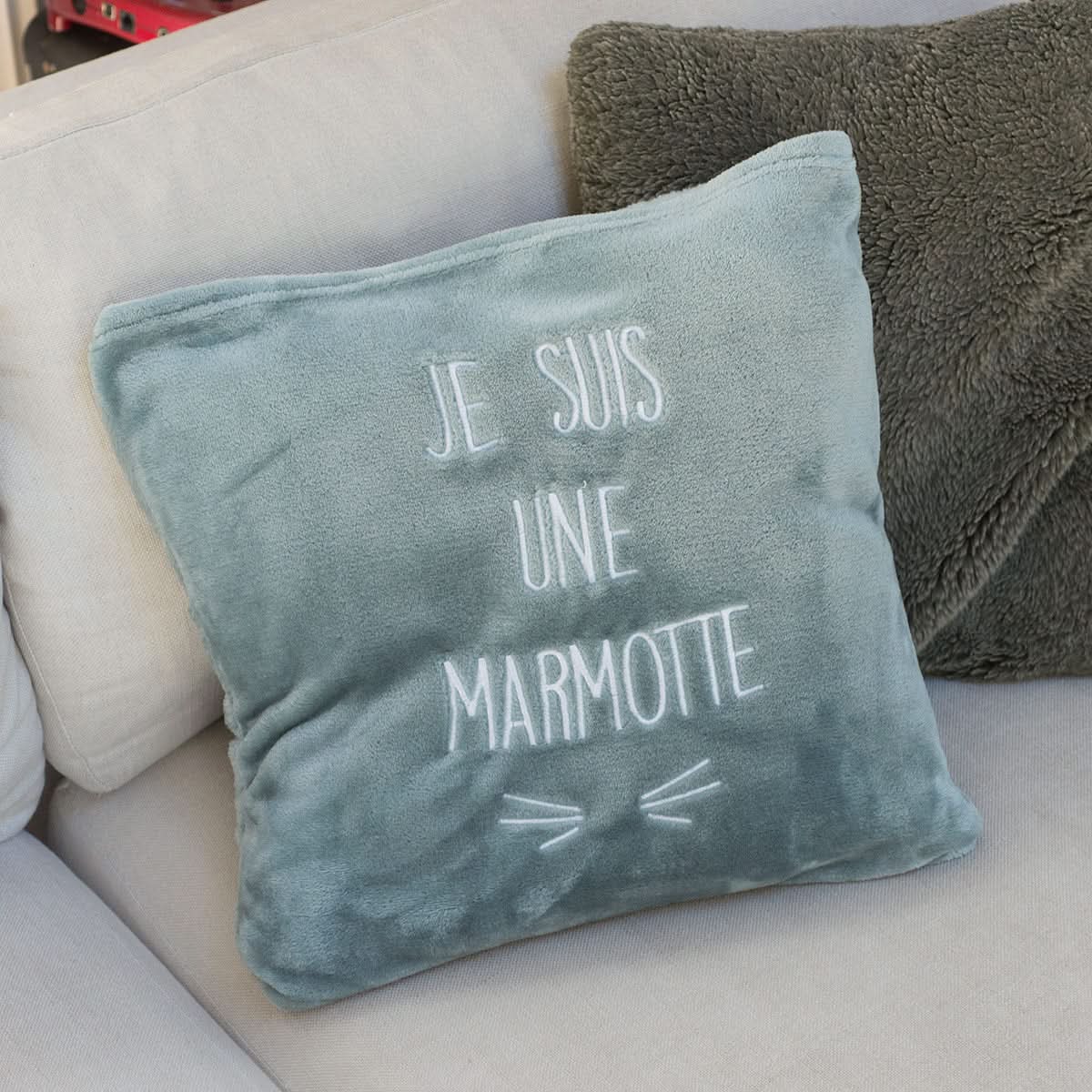 PLAID KANGOUROU JE SUIS UNE MARMOTTE