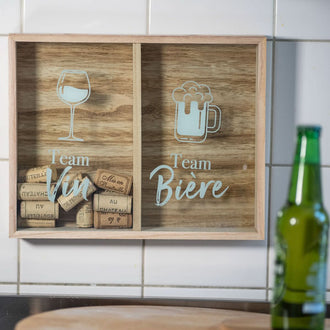 CADRE BOUCHON ADDICT BIERE ET VIN