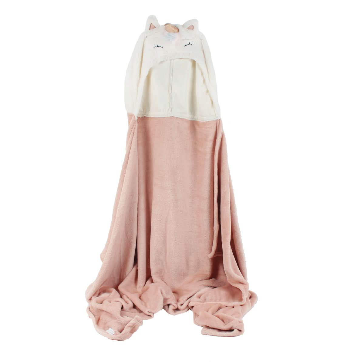 PLAID A CAPUCHE LICORNE