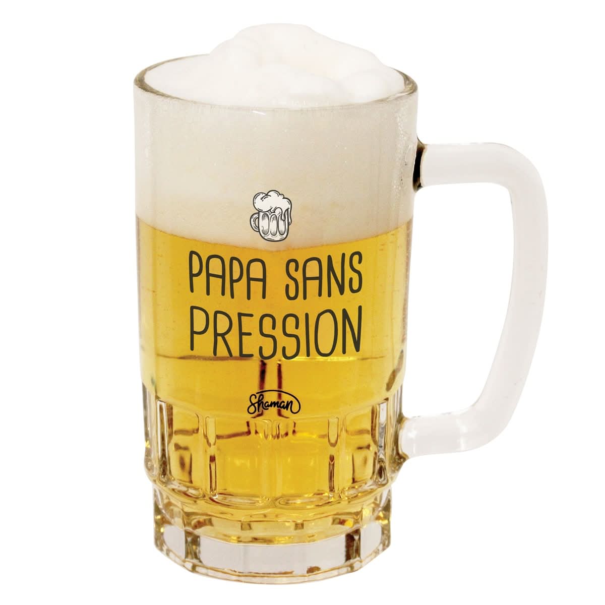 CHOPE A BIERE PAPA SANS PRESSION