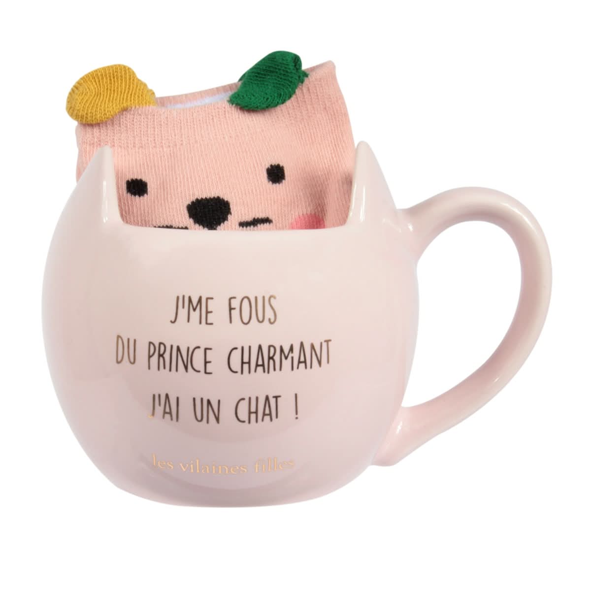 COFFRET MUG ET CHAUSSETTE CHAT
