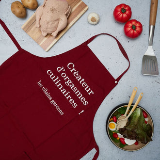 TABLIER CREATEUR D ORGASMES CULINAIRES