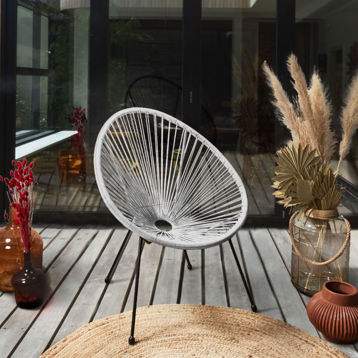 CHAISE ACAPULCO BLANC