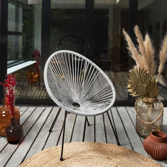 CHAISE ACAPULCO BLANC