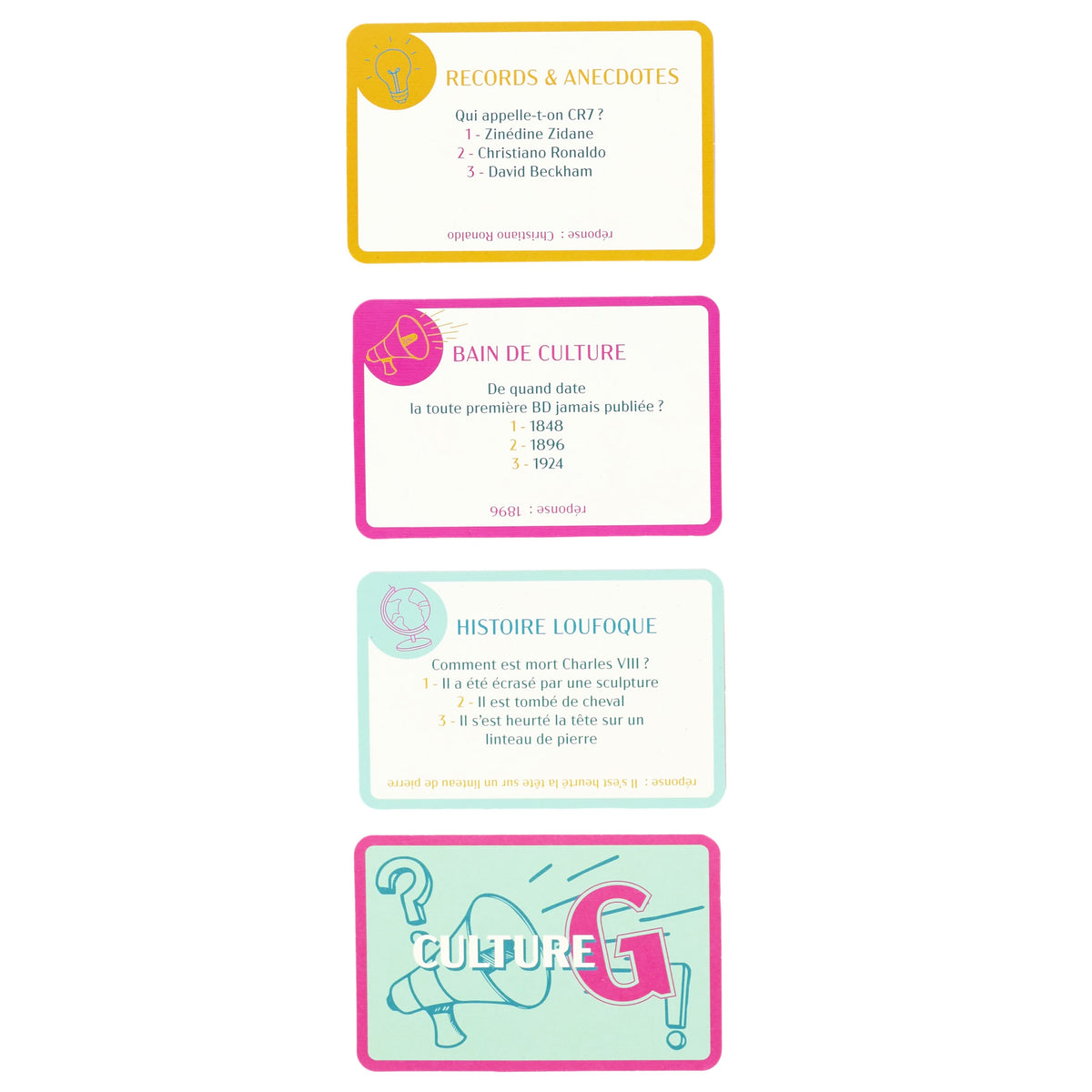 JEU DE QUIZZ CULTURE GENERALE