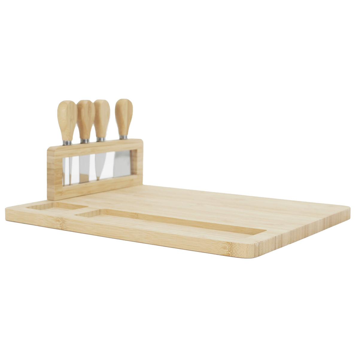 PLANCHE A FROMAGE 4 COUTEAUX BAMBOU