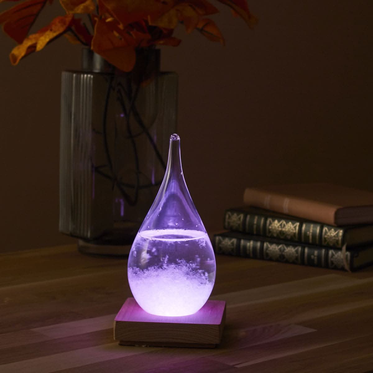 VERRE TEMPETE GOUTTE LED